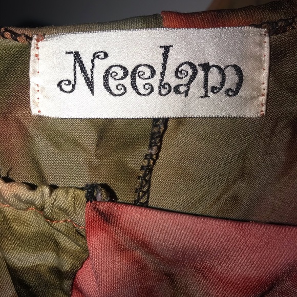 Backless Multi-Color Halter Top Maxi Dress - Picture 4 of 4